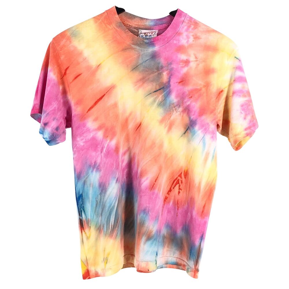 90s tie dye Land N Sea tshirt 1990s vintage